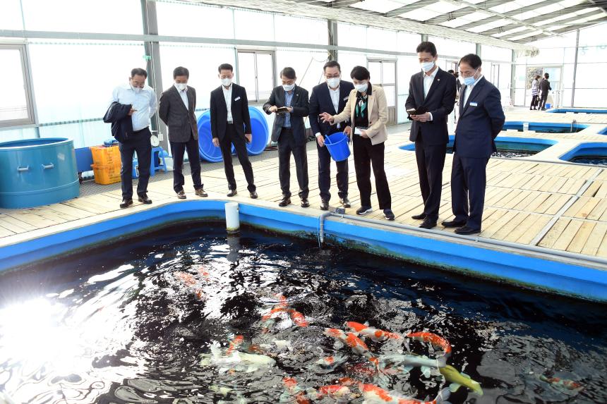 스마트팜 혁신밸리 및 민물고기 연구센터 현안사업 점검