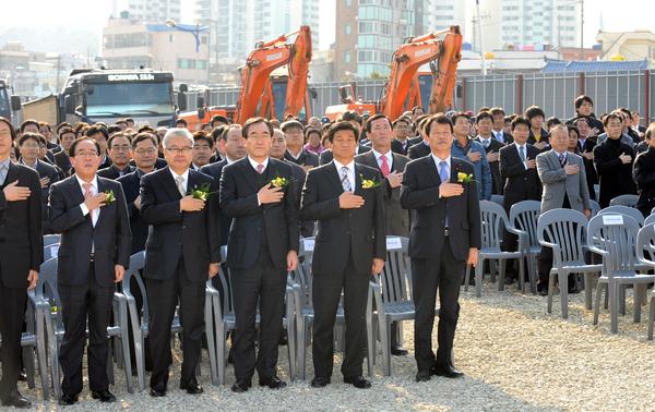 허기도 의장 창원 과학연구복합파크 신축공사 기공식 참석