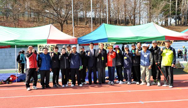 허기도 의장 경상남도지사배 노인그라운드골프대회 침삭