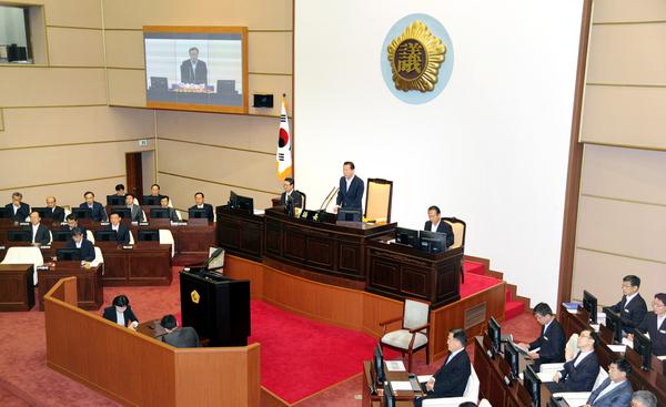 제300회 경상남도의회 임시회 제3차본회의 개최