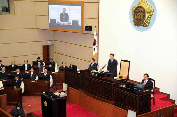 제302회 경상남도의회 정례회 제5차본회의 개최