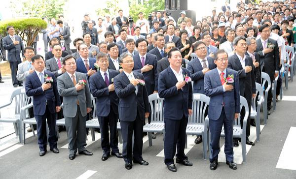 경남창원과학기술진흥원 개원식 참석