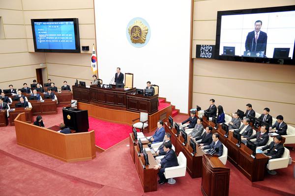 제314회 경상남도의회 임시회 제2차본회의 개의