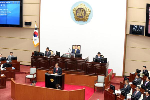 제322회 경상남도의회 정례회 제2차본회의 개최