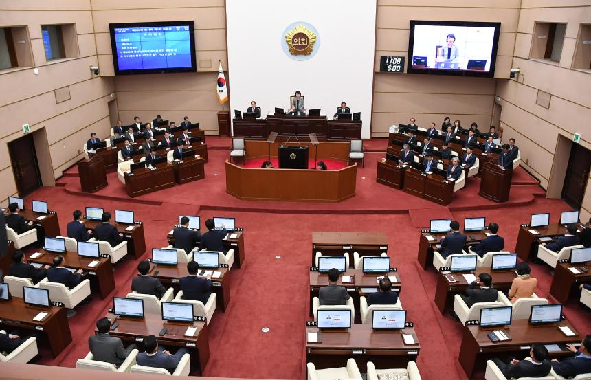 경남도의회 제358회 임시회 제1차 본회의 개회 