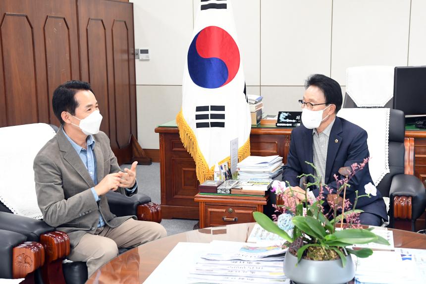대전시의회의장 도의회 방문(의장실)