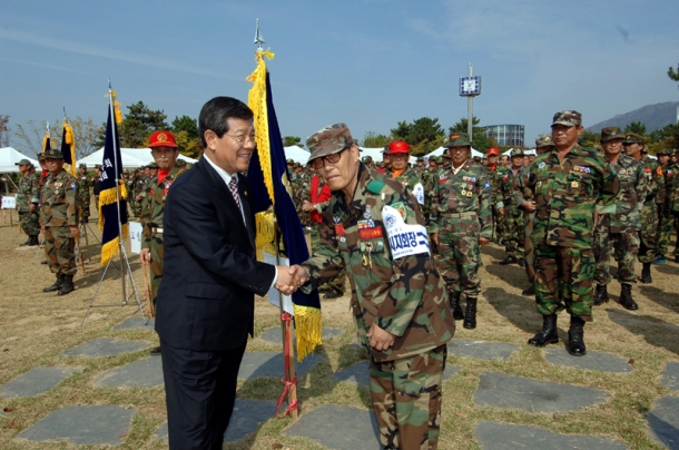 월남전사자 및 고엽제희생자 경남만남의장대회