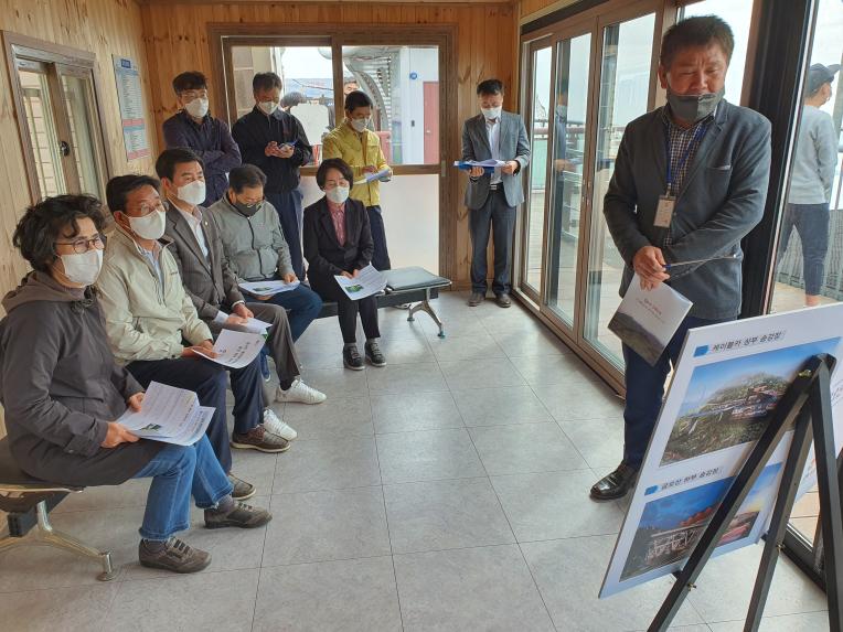 도청 소관 예산결산특별위원회 현지 의정활동(하동, 남해)