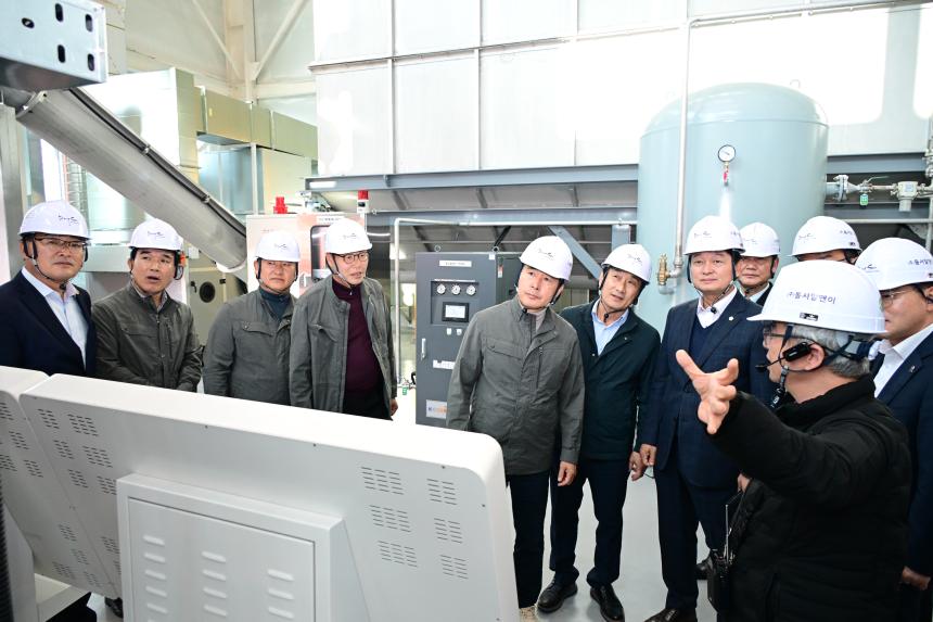 농해수위, ‘해양쓰레기 전처리 종합 시설’ 정밀 점검 나서