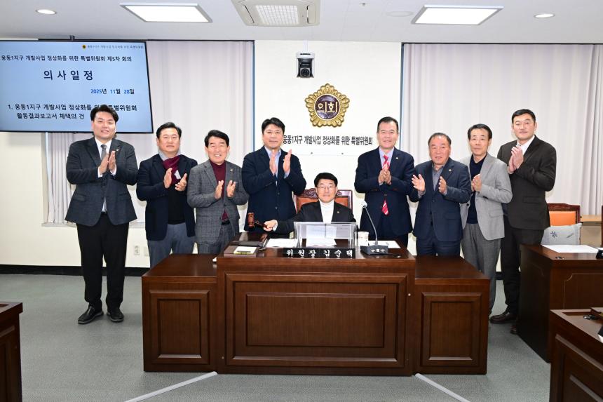 웅동1지구 사업 정상화를 위한 특별위원회, 활동 마무리