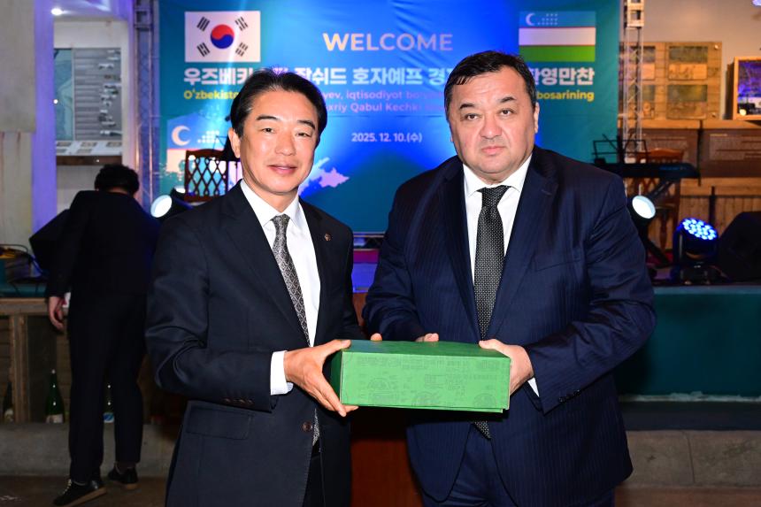 우즈베키스탄 정부 대표단과 교류 협력 간담회