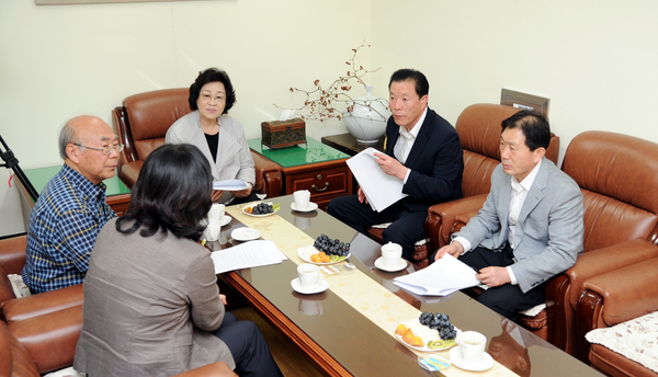 김오영 의장 한가위 맞이 사회복지시설 방문(보도자료,사진) - 2