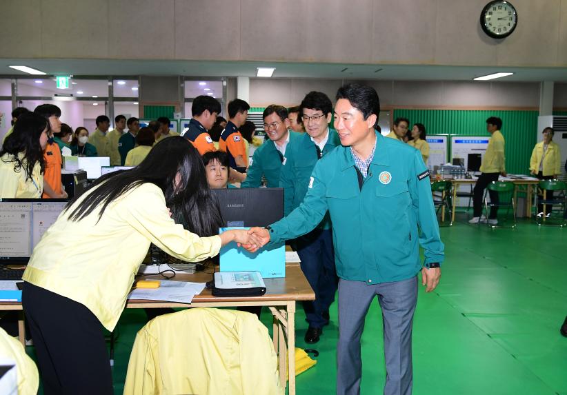 경남도의회 의장단, 을지연습장 찾아 근무자 격려 - 2