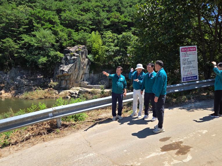 도의회 농해수위, 하동·창녕·합천 집중호우 피해현장 살펴 - 3