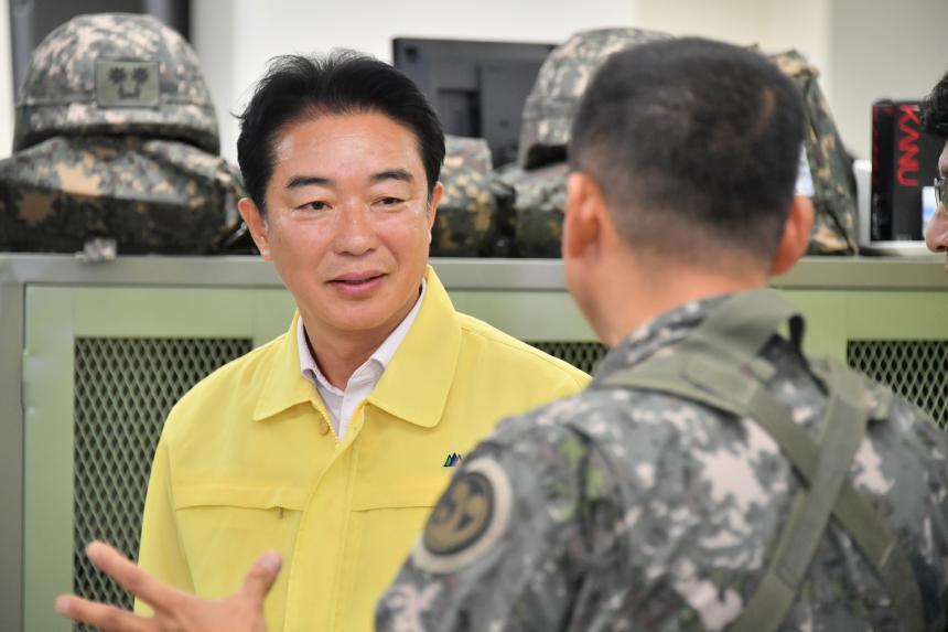 경상남도의회 의장단, 을지연습장 근무자 격려 방문 - 3